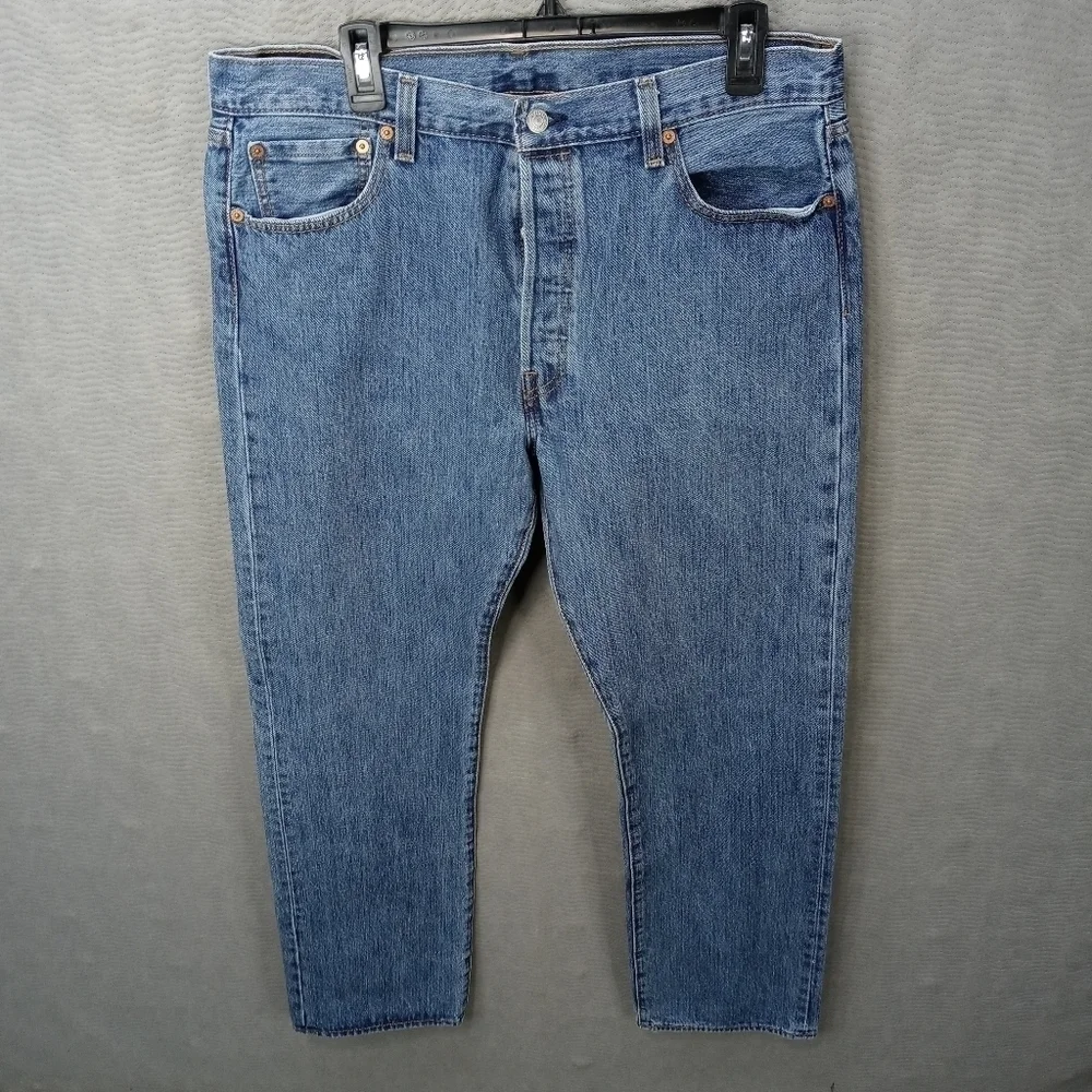Levi's 501xx men's button fly blue jeans sz 36x34. 265 101pm